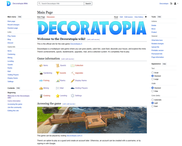 The Decoratopia Wiki is here!